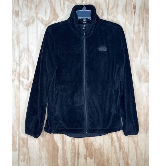 The North Face Women's Osito Fleece Full Zip Jacket Outdoor Black Size Medium - Picture 2 of 7
